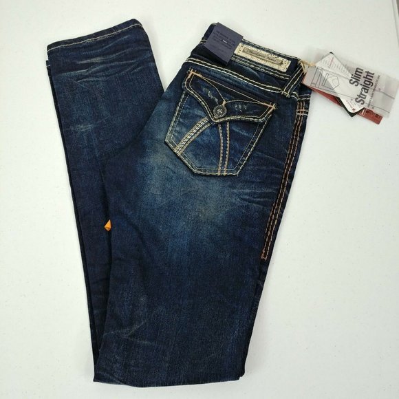 Buckaroo Jeans Buckle Embro Brush Domingo Slim Str - Picture 8 of 11